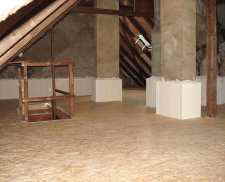 Dachboden mit begehbarer Wrmedmmung in Kln