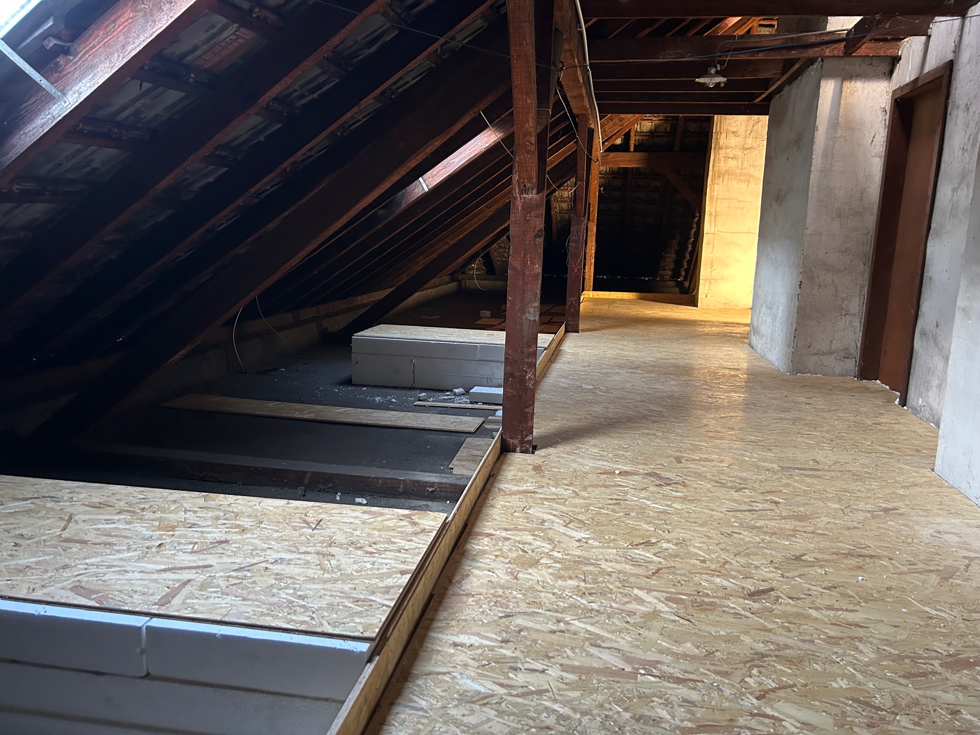 begehbare Dachdmmung in Kln