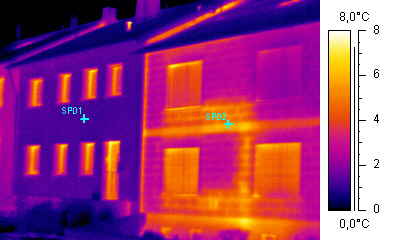 Thermographie  Hohlblockwand Jlich Aldenhoven