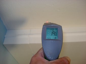 Höhere Temperatur an mangelhaft gedämmter Kellerdecke 1